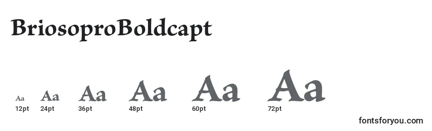 BriosoproBoldcapt Font Sizes