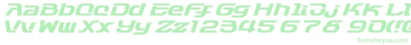 Dash9812 Font – Green Fonts on White Background