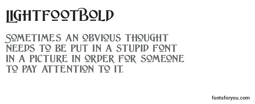 Шрифт LightfootBold