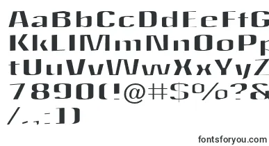  Quantity font
