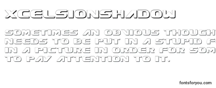XcelsionShadow Font
