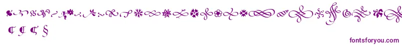 PoeticaSuppOrnaments Font – Purple Fonts