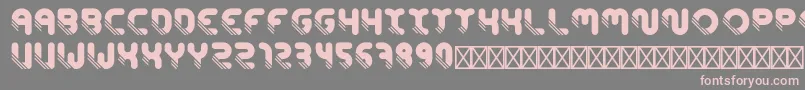 Weitere Informationen zur ConcentrateItalic-Schriftart ConcentrateItalic-Schriftart – Rosa Schriften auf grauem Hintergrund
