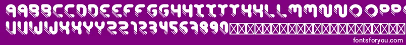 ConcentrateItalicフォントについての詳細 フォントConcentrateItalic – 紫の背景に白い文字
