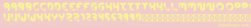 ConcentrateItalic Font – Yellow Fonts on Pink Background