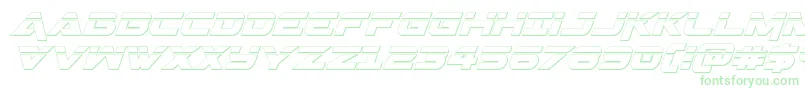 Geminalaser3Dital-Schriftart – Grüne Schriften