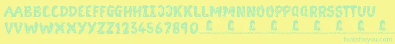 En savoir plus sur la police Moonstreet Police Moonstreet – polices vertes sur fond jaune