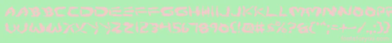 Protoplasm Font – Pink Fonts on Green Background