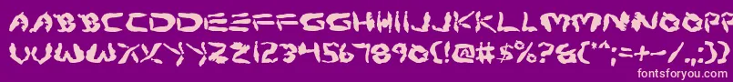 Protoplasm Font – Pink Fonts on Purple Background