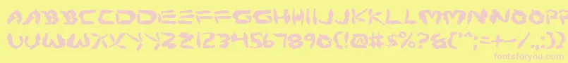 Protoplasm Font – Pink Fonts on Yellow Background