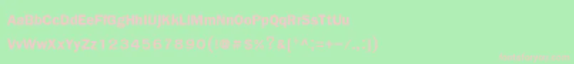 FreesiaupcBold Font – Pink Fonts on Green Background