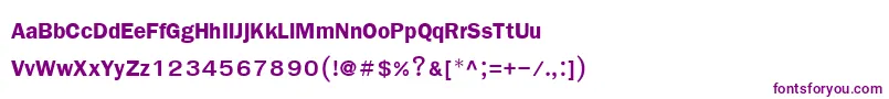 FreesiaupcBold Font – Purple Fonts on White Background