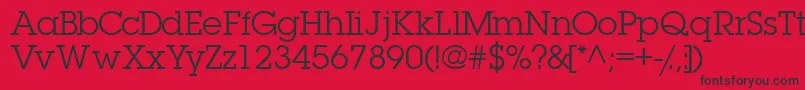 Torrentgraphicssk Font – Black Fonts on Red Background