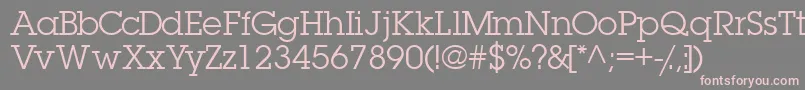 Шрифт Torrentgraphicssk – розовые шрифты на сером фоне