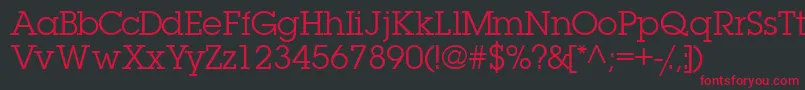 Torrentgraphicssk Font – Red Fonts on Black Background