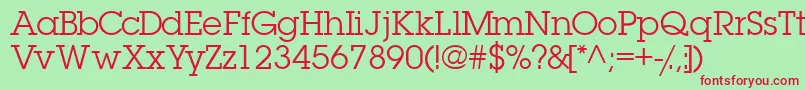 Torrentgraphicssk Font – Red Fonts on Green Background