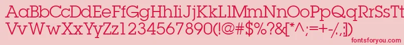 Torrentgraphicssk Font – Red Fonts on Pink Background