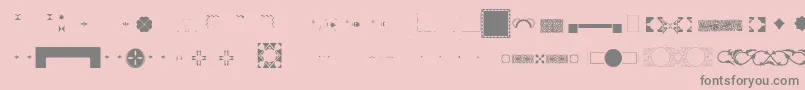 Police Pfornmtreasures3Layer3 – polices grises sur fond rose