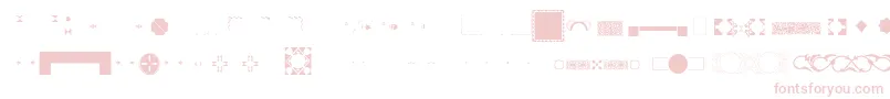 Pfornmtreasures3Layer3 Font – Pink Fonts on White Background