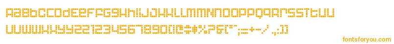 Шрифт AstronautIi – оранжевые шрифты