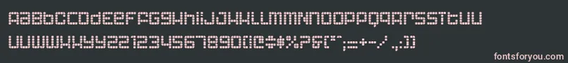 AstronautIi Font – Pink Fonts on Black Background
