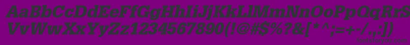 fuente InstallationBlackSsiBlackItalic – Fuentes Negras Sobre Fondo Morado