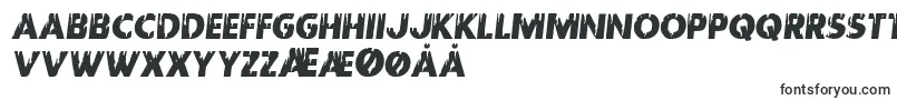 フォントRedundeadsemital – ノルウェーのフォント