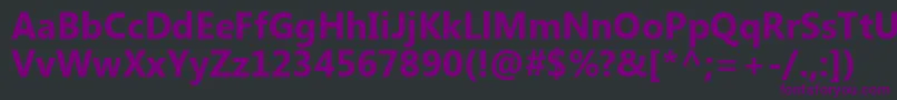 MicrosoftTaiLeBold Font – Purple Fonts on Black Background