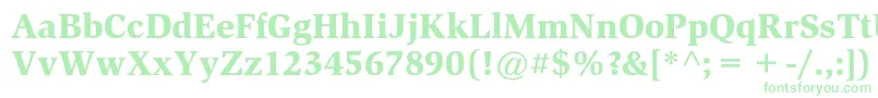 SlimbachstdBlack Font – Green Fonts on White Background