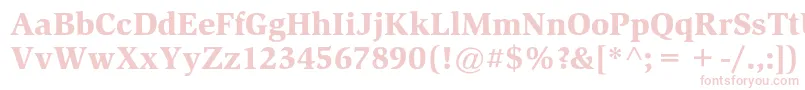 SlimbachstdBlack Font – Pink Fonts on White Background