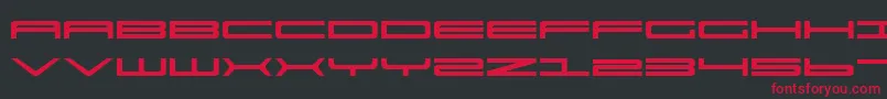 Ultra911 Font – Red Fonts on Black Background