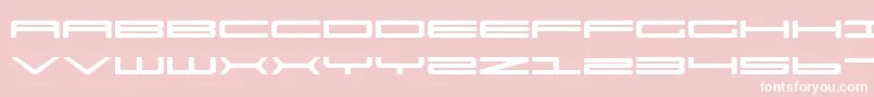 Ultra911 Font – White Fonts on Pink Background