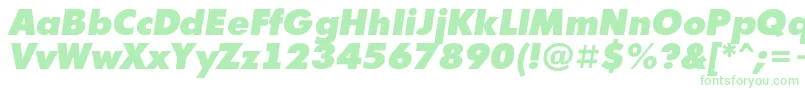 Fonte AFuturicaextrablackItalic – fontes verdes