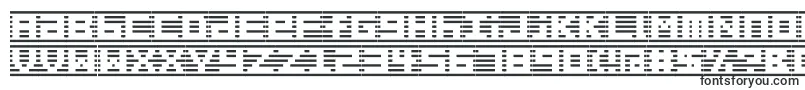 Шрифт Border7alp – моноширинные шрифты