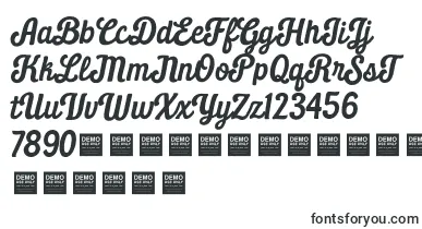 DailyGrindDemo font