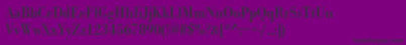 Urwbodonitextnar Font – Black Fonts on Purple Background