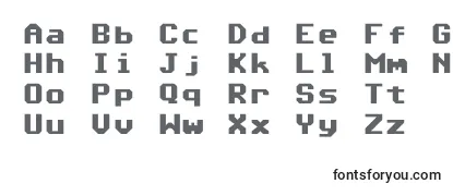 Schriftart CommodoreAngledV1.2