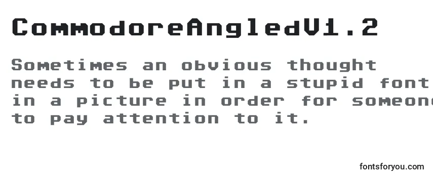 Шрифт CommodoreAngledV1.2
