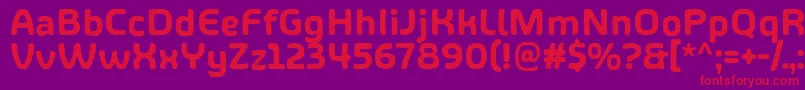 ShareHappinessAround Font – Red Fonts on Purple Background