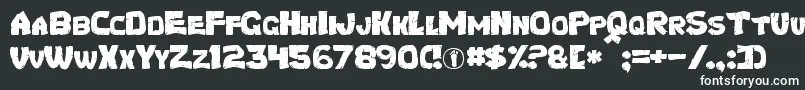 Turtles Font – White Fonts on Black Background