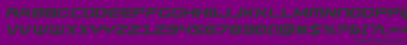 Usuzisemital Font – Black Fonts on Purple Background