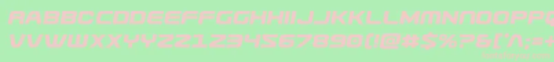 Usuzisemital Font – Pink Fonts on Green Background