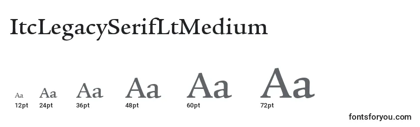 sizes of itclegacyserifltmedium font, itclegacyserifltmedium sizes