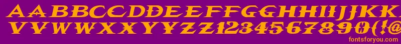 Más sobre la fuente Vtcbelialsbladeitalic fuente Vtcbelialsbladeitalic – Fuentes Naranjas Sobre Fondo Morado