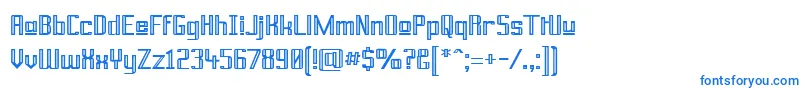 PrussianBrewUpper Font – Blue Fonts