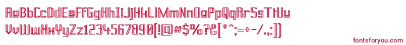 PrussianBrewUpper Font – Red Fonts