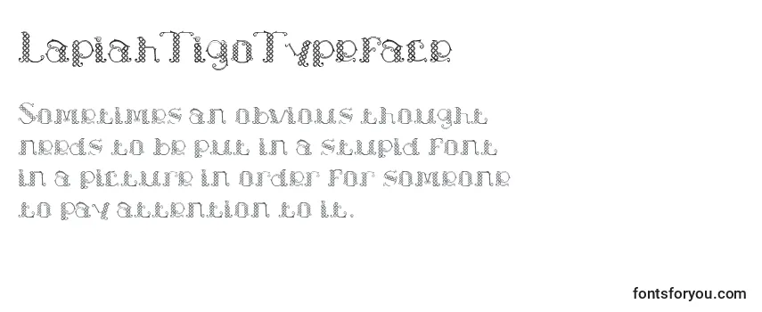 LapiahTigoTypeface Font