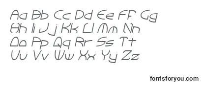 TinkerRoundItalic Font