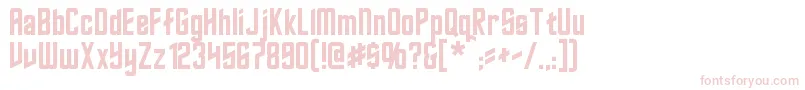 Roddenberry Font – Pink Fonts on White Background