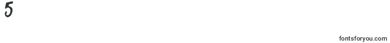 JulianaLight Font – Fonts for Digit 5